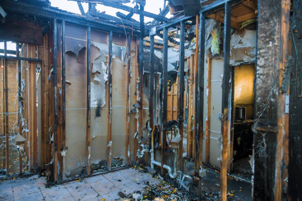 Professional Fire Damage Removal technician working in Ypsilanti, MI